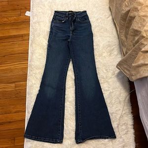 Selling medium blue wide leg jeans! Only used one time!